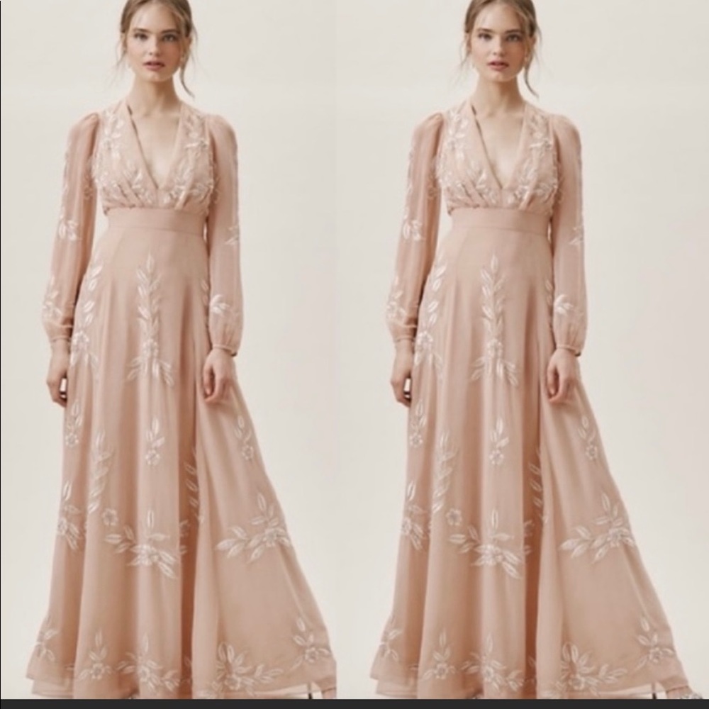 BHLDN Belize Dress Blush Us Size 14 (Never Worn)